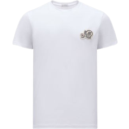 Moncler Double Logo Patch T-shirt - Optical White