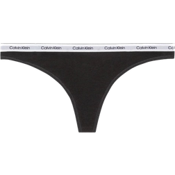 Calvin Klein Modern Logo Thong - Black