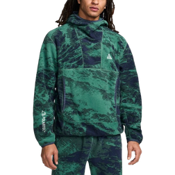 Nike Men's ACG Wolf Tree Allover Print Pullover Hoodie - Bicoastal/Thunder Blue/Summit White