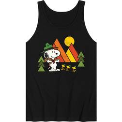 Airwaves Men's Peanuts Retro Trailblazers Tank - Black