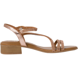 Tamaris Leather Sandals - Rose Glam