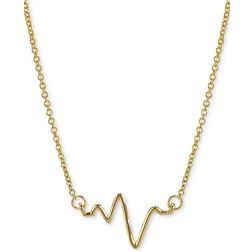 Sarah Chloe Heart Beat Mini Necklace - Gold