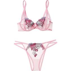 Victoria's Secret Adore Me Jayda Balconette Bra - Lotus Pond Embroidery