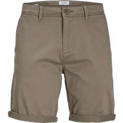 Jack & Jones Regular Fit Chino Shorts - Brown/Bungee Cord