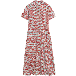 White Stuff Rua Jersey Print Midi Dress - Red Print