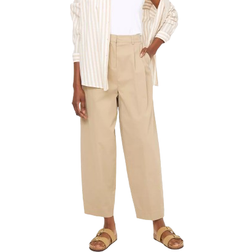 Tu Barrel Leg Chino Trousers - Stone