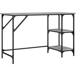 vidaXL 845324 Gray Sonoma Writing Desk 50x120cm