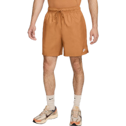 Nike Men's Club Woven Flow Shorts - Flax/White