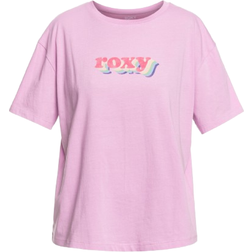 Roxy Women's Sand Under The Sky Oversized T-shirt - Crocus Petal