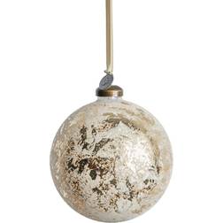 Lene Bjerre Clearena White/Gold Christmas Tree Ornament 10cm