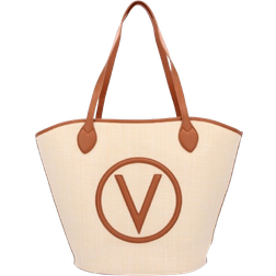 Valentino Bags Covent Naturale Woven Shopper Bag - Cuoio