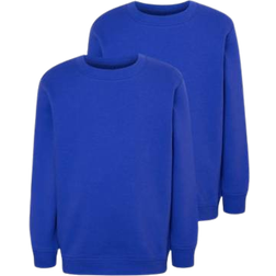 George Boy's Cotton Rich School Sweatshirts 2-pack - Cobalt