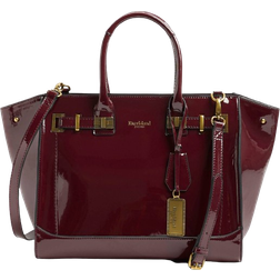 River Island Hardware Tote Bag - Red Patent