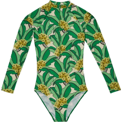 Regatta Orla Kiely Long Sleeve Swimsuit - Green Tropical