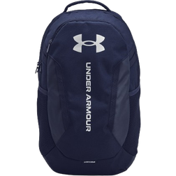 Under Armour Hustle 6.0 Backpack - Midnight Navy/Metallic Silver