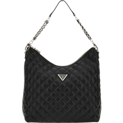 Guess Giully Quilted Hobo Bag - Black