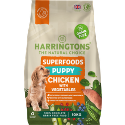 Harringtons Superfoods Grain Free Dry Puppy Dog Food with Chicken & Vegetables 10kg