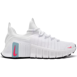 Nike Free Metcon 6 W - White/Denim Turquoise/Black/Hot Punch