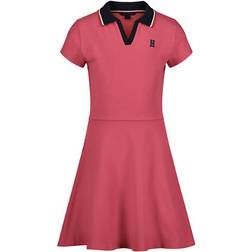 Tommy Hilfiger Kid's Johnny Collar Polo Dress - Holly Berry