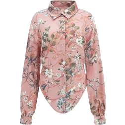 Guess All Over Print Shirt - Floral Pink