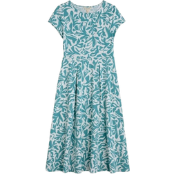 Seasalt Cornwall Wild Bouquet Dress - Sea Frond Tidepool