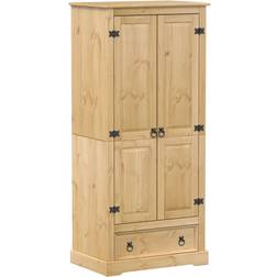 vidaXL Corona Natural Wardrobe 76x170cm