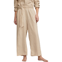 Lucky Brand Hemp Paperbag Pant - Cream Stripe