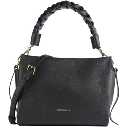 Coccinelle Boheme Small Crossbody Bag - Noir/Cuir