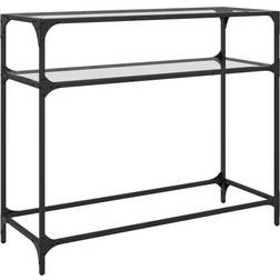 vidaXL 846026 Transparent Console Table 35x98cm