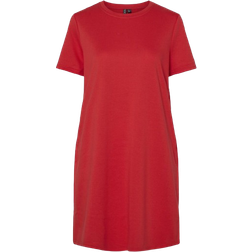 Pieces Chilli Mini Dress - Poppy Red