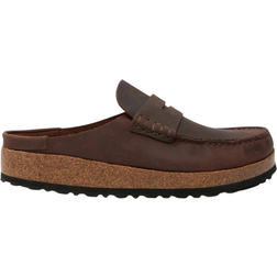 Birkenstock Naples Suede Leather - Dark Brown