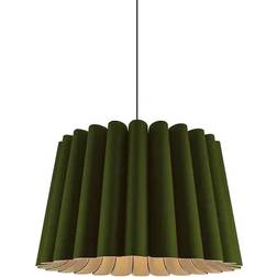 Bruck Lighting Renata Acoustic Green Pendant Lamp 80cm