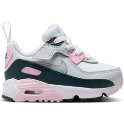 Nike Air Max 90 EasyOn TDV - White/Pink Foam/Armory Navy/Wolf Grey