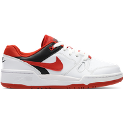 Nike Full Force Low GS - White/Black/Team Orange/Mystic Red