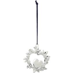 Rosendahl Wild Heart Silver Plated Christmas Tree Ornament 8cm