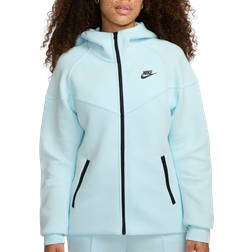 Nike Women's Sportswear Tech Fleece Windrunner Full Zip Hoodie - Glacier Blue/Black