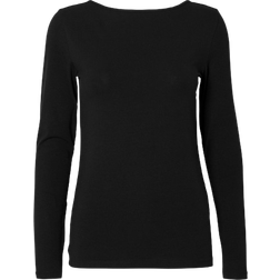 Selected Cora Reversible Long Sleeved T-shirt - Black