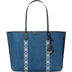 Tory Burch Perry Triple Compartment Tote Bag - Denim