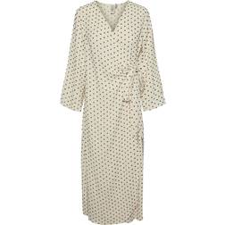 Y.A.S Tulma Wrap Dress - Birch