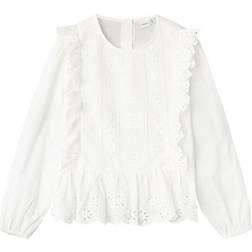 Name It Girl's Regular Fit Shirt - Bright White