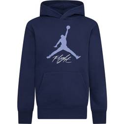 Nike Big Boy's Jumpman Baseline Pullover Hoodie - Midnight Navy (95D277-U90)