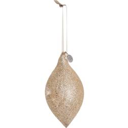 Lene Bjerre Velvitie Light Gold Christmas Tree Ornament 14cm