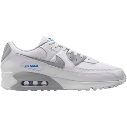 Nike Air Max 90 M - White/Racer Blue/Black/Light Smoke Grey