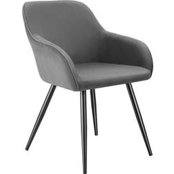 tectake Modern Grey/Black Kitchen Chair 82cm