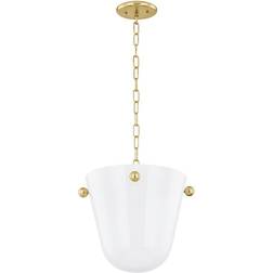 Mitzi Rima Aged Brass Pendant Lamp 34.9cm