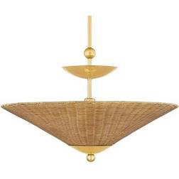 Mitzi Perilla Aged Brass Pendant Lamp 76.2cm