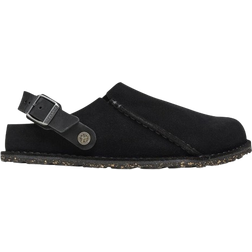 Birkenstock Lutry Premium Suede Leather - Black