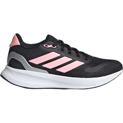 Adidas Junior Runfalcon 5 - Core Black/Pink Spark/Silver Metallic