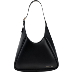 Charles & Keith Buzz Hobo Bag - Black