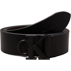 Calvin Klein Jeans Reversible Leather Belt - Black/Bitter Brown